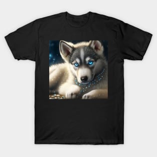 Glowy Wolfdog Puppy T-Shirt